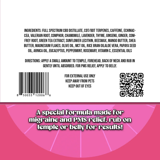 GOOD LIFE : Pain Be Gone Migraine/Menstrual Salve Best Sales Price - Topicals