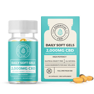 Ultra Full Spectrum CBD Gel Capsules – The Essential Co. Best Sales Price - Edibles