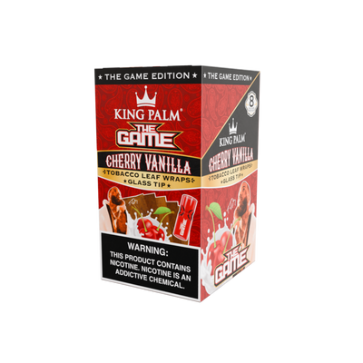 King Palm Cherry Vanilla w/Glass Tips – Wraps Best Sales Price - Pre-Rolls