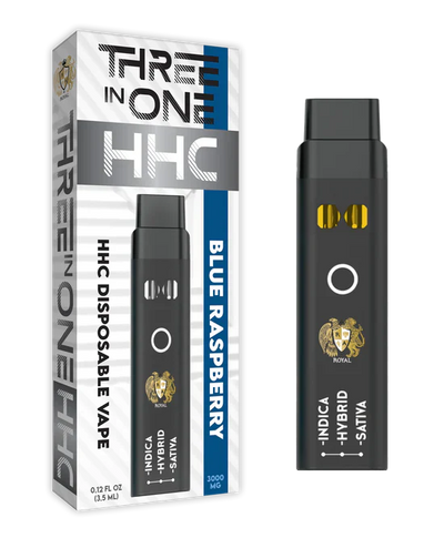 RA Royal CBD | HHC Three Strains In One Disposable Vape - 3000mg Best Sales Price - Vape Pens