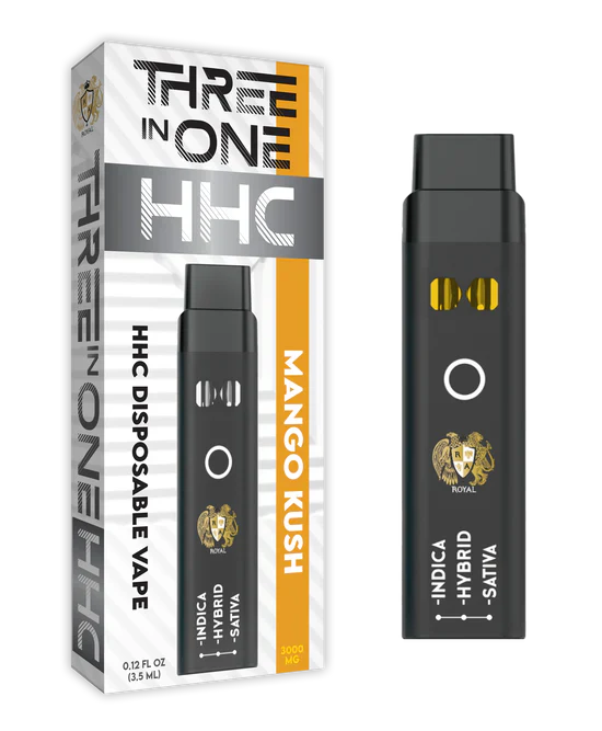 RA Royal CBD | HHC Three Strains In One Disposable Vape - 3000mg Best Sales Price - Vape Pens