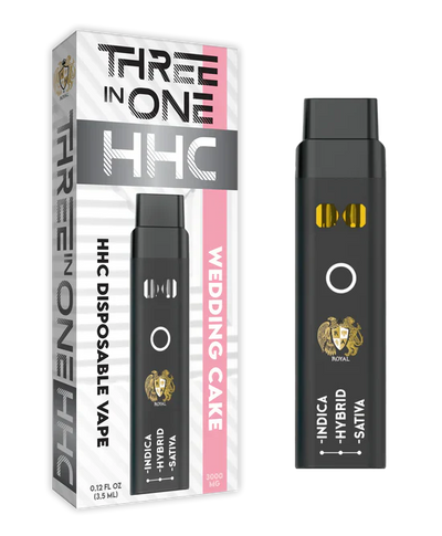 RA Royal CBD | HHC Three Strains In One Disposable Vape - 3000mg Best Sales Price - Vape Pens