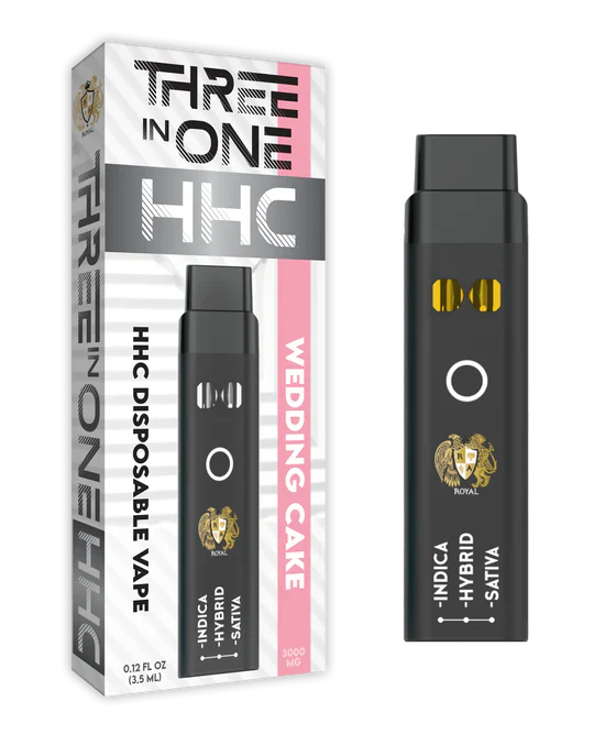 RA Royal CBD | HHC Three Strains In One Disposable Vape - 3000mg Best Sales Price - Vape Pens