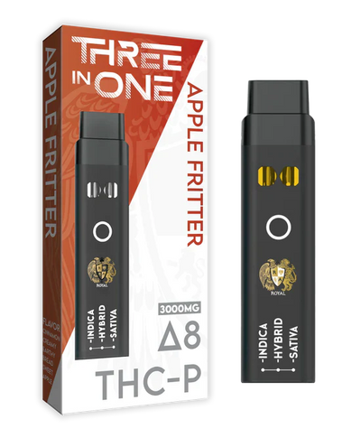 RA Royal CBD | Delta 8 + THC-P Three Strains In One Disposable Vape - 3000mg Best Sales Price - Vape Pens