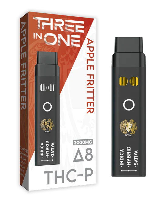 RA Royal CBD | Delta 8 + THC-P Three Strains In One Disposable Vape - 3000mg Best Sales Price - Vape Pens