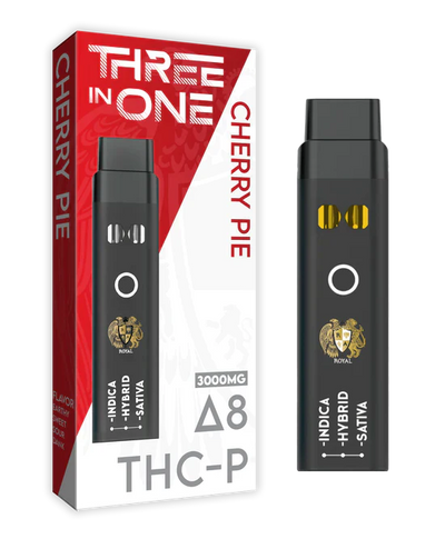 RA Royal CBD | Delta 8 + THC-P Three Strains In One Disposable Vape - 3000mg Best Sales Price - Vape Pens