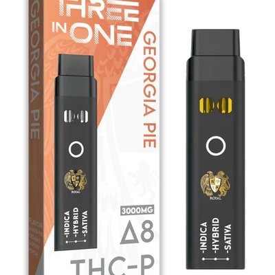 RA Royal CBD | Delta 8 + THC-P Three Strains In One Disposable Vape - 3000mg Best Sales Price - Vape Pens