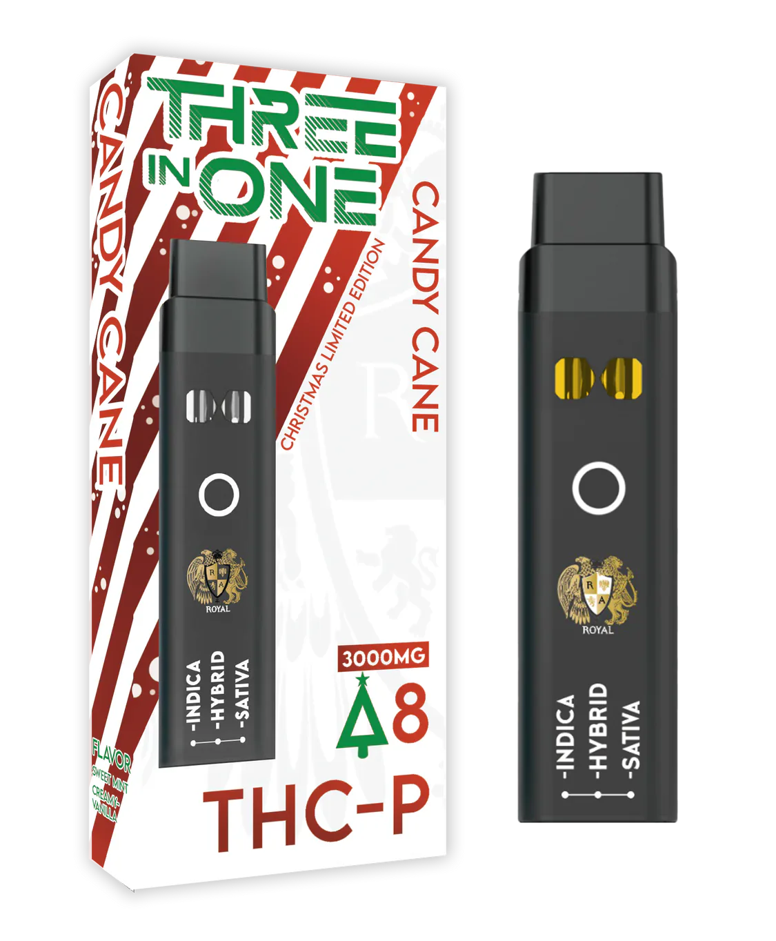 RA Royal CBD | Delta 8 + THC-P Three Strains In One Disposable Vape - 3000mg Best Sales Price - Vape Pens