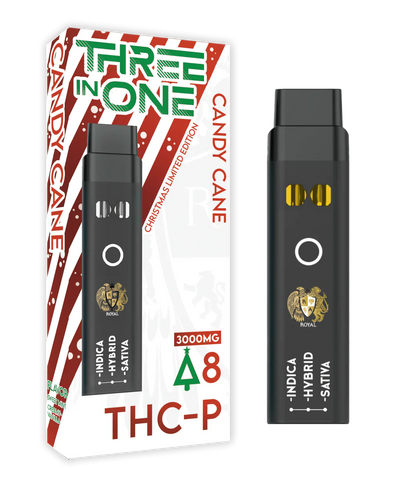 RA Royal CBD | Delta 8 + THC-P Three Strains In One Disposable Vape - 3000mg Best Sales Price - Vape Pens