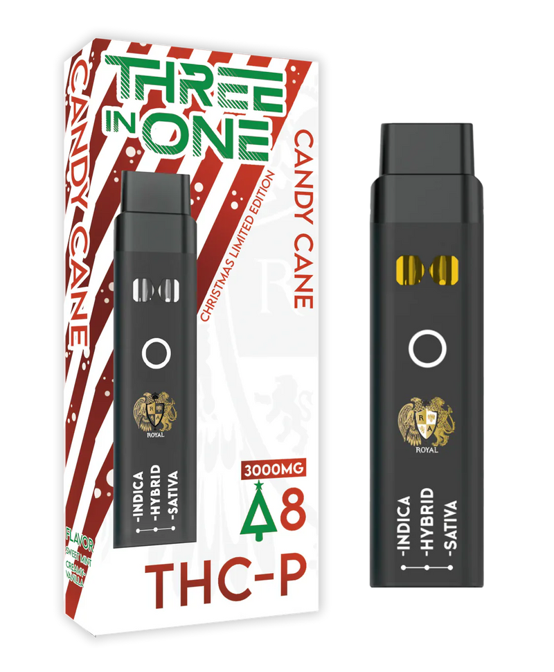 RA Royal CBD | Delta 8 + THC-P Three Strains In One Disposable Vape - 3000mg Best Sales Price - Vape Pens