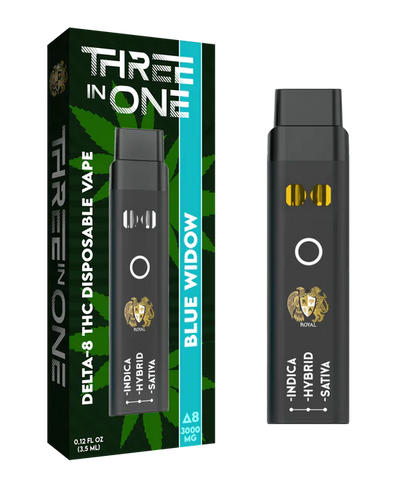 RA Royal CBD | Delta 8 THC Three Strains In One Disposable Vape - 3000mg Best Sales Price - Vape Pens