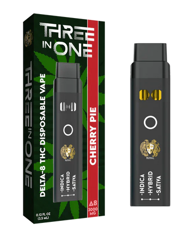 RA Royal CBD | Delta 8 THC Three Strains In One Disposable Vape - 3000mg Best Sales Price - Vape Pens