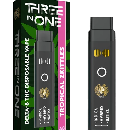 RA Royal CBD | Delta 8 THC Three Strains In One Disposable Vape - 3000mg Best Sales Price - Vape Pens