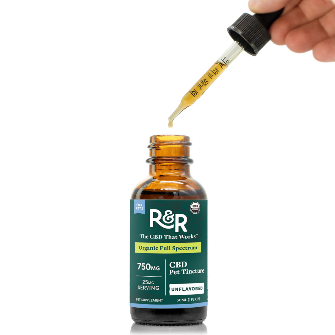 R&R CBD Multifunctional CBD Pet Tincture