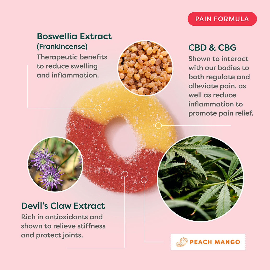 R&R CBD Pain Gummies