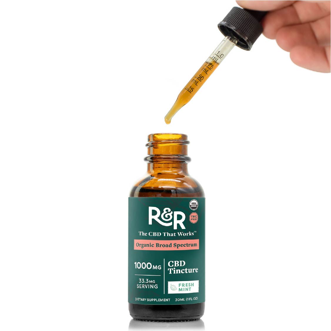 R&R CBD Multifunctional THC-Free CBD Tinctures