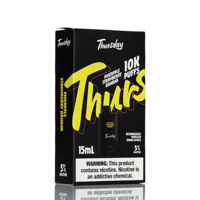 Thursday 10K 10000 Puffs Disposable Vape - 15ML Best Sales Price - Disposables