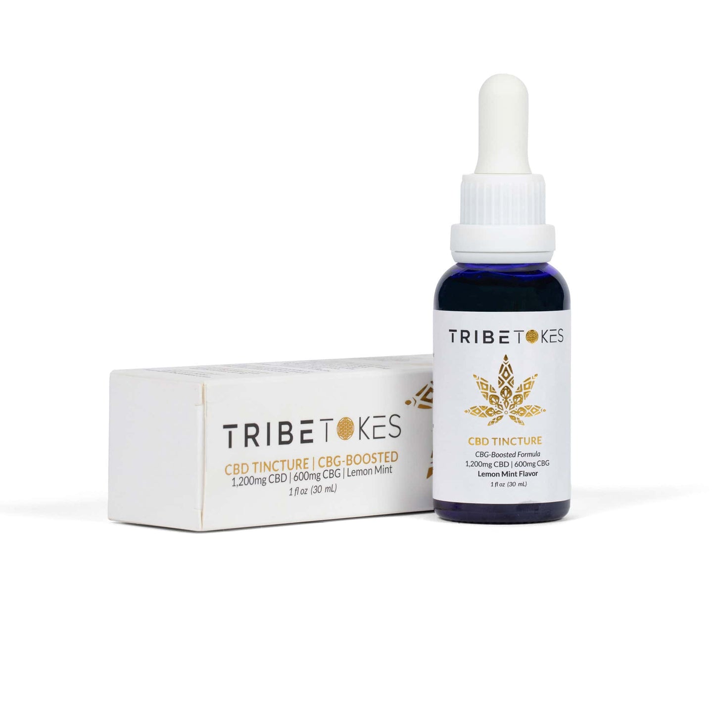 TribeTokes Delta 8 THC Tincture | Full Spectrum, CBD-Boosted | 1,800 MG
