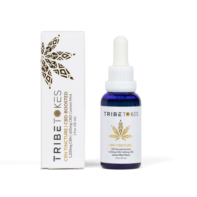 TribeTokes CBN Tincture For Sleep | Full Spectrum, CBD-Boosted | 1,800 MG