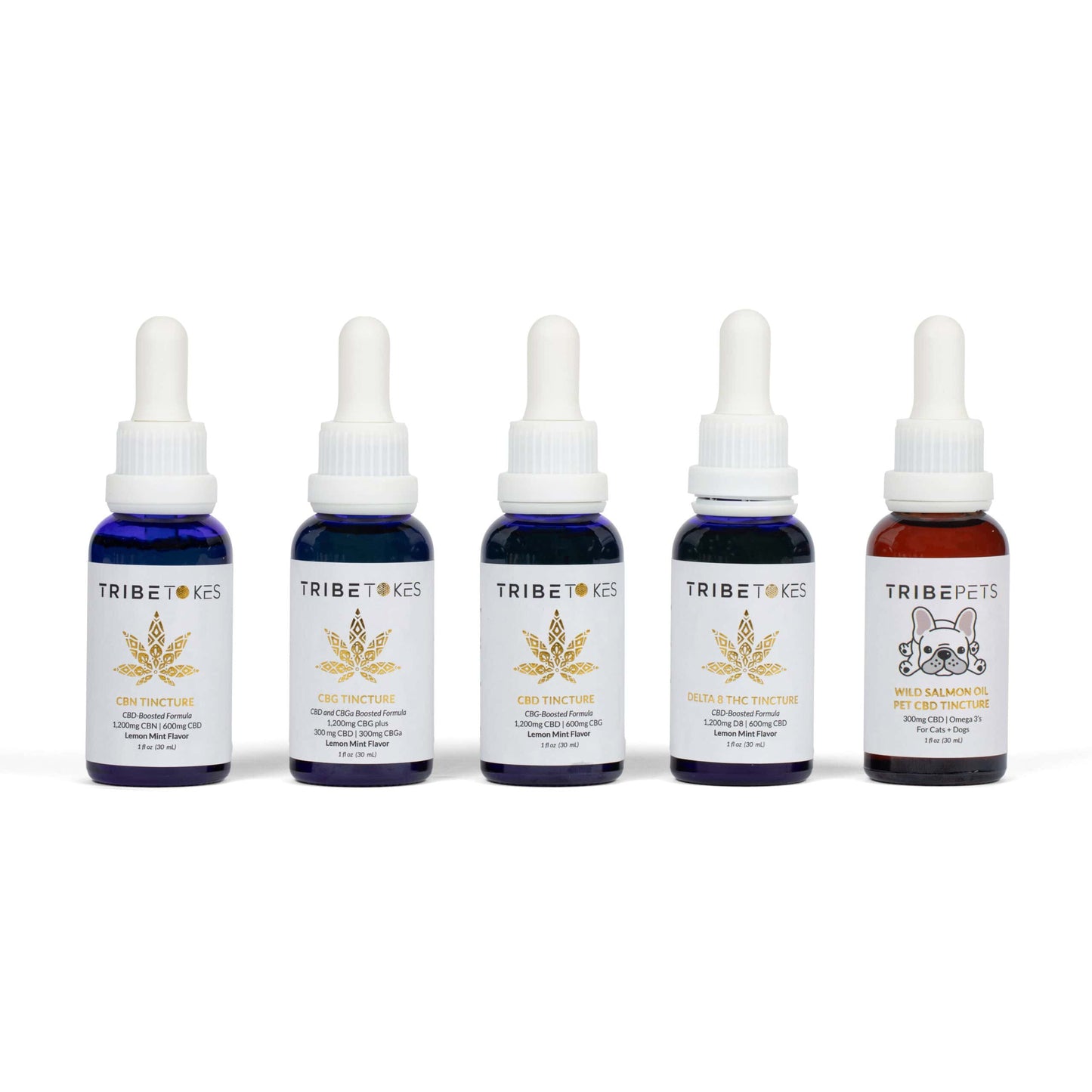 TribeTokes CBD Tincture | Full Spectrum, CBG-Boosted | 1,800 MG