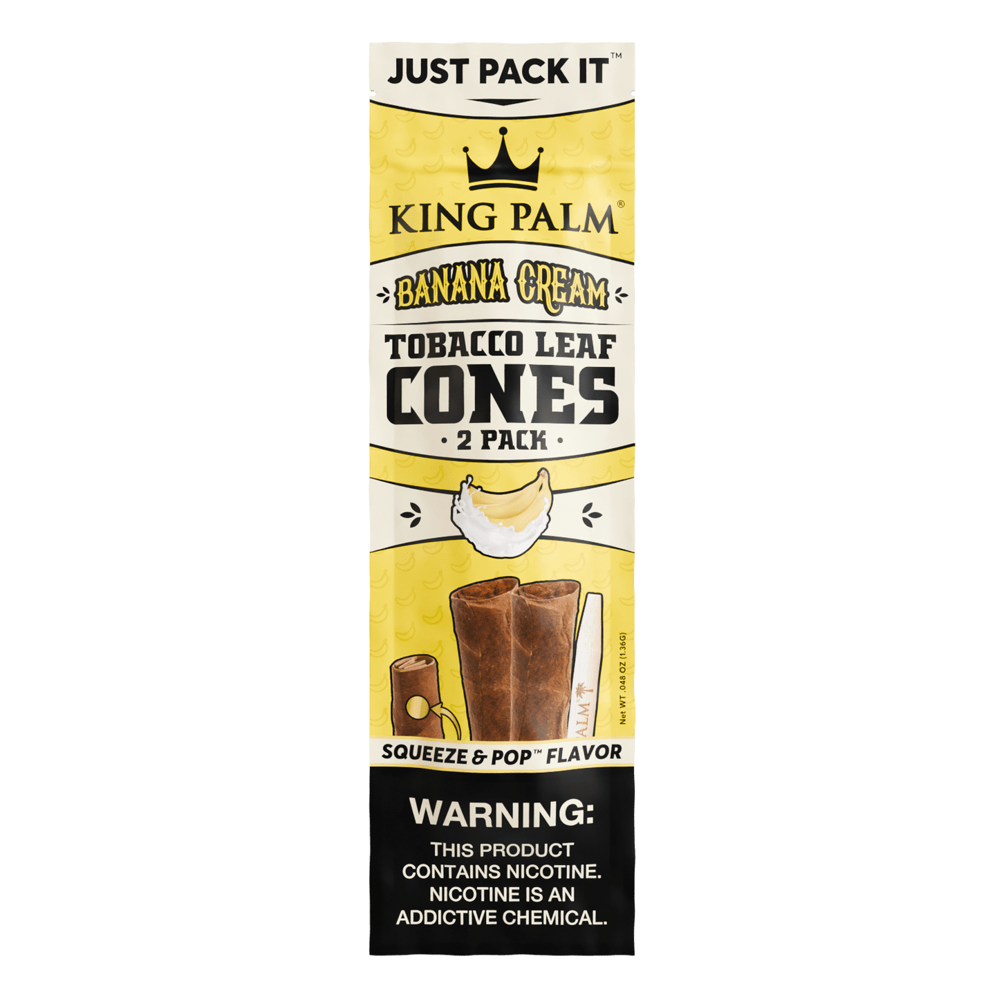 Tobacco Cones – Banana Cream King Palm Best Sales Price - Pre-Rolls