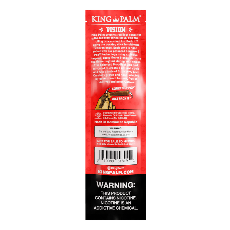 Tobacco Cones – Strawberry Kiwi King Palm Best Sales Price - Pre-Rolls
