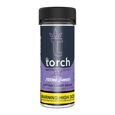 Torch Gummies Cotton Candy Grape | 20ct | 7000mg Best Sales Price - Gummies