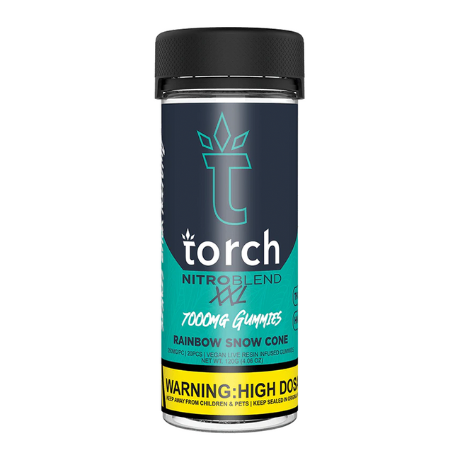 Torch Gummies Rainbow Snow Cone | 20ct | 7000mg Best Sales Price - Gummies