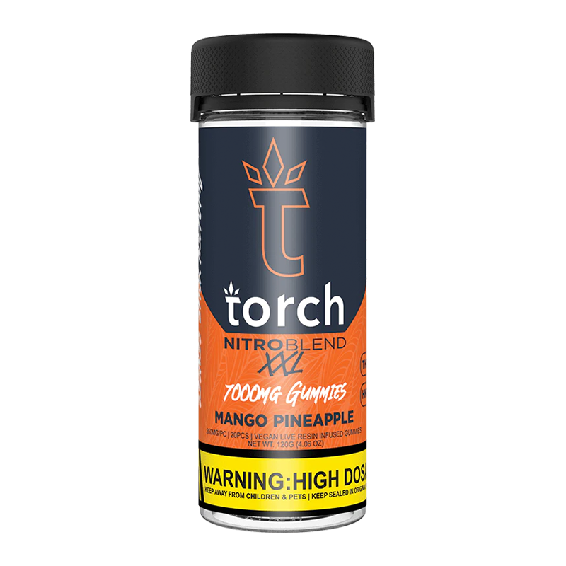 Torch Gummies Mango Pineapple | 20ct | 7000mg Best Sales Price - Gummies