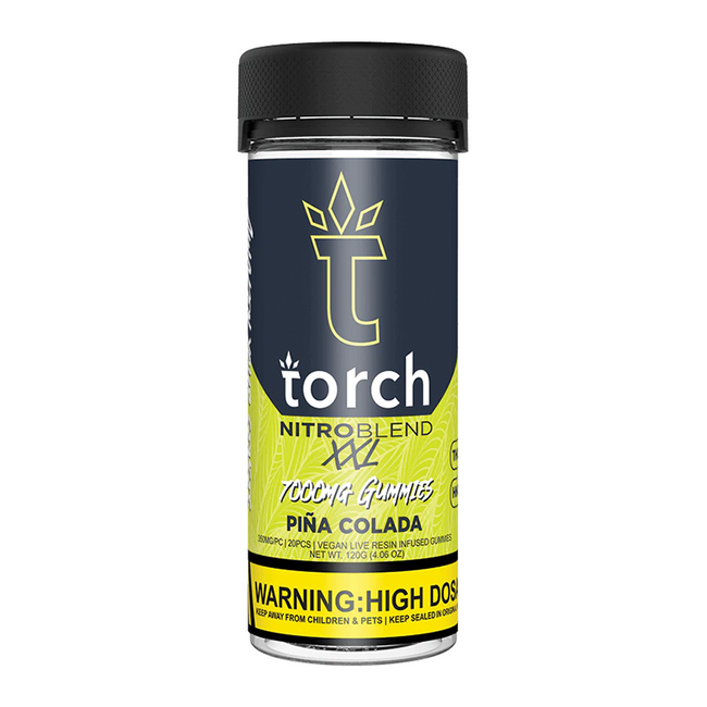 Torch Gummies Pina Colada | 20ct | 7000mg Best Sales Price - Gummies