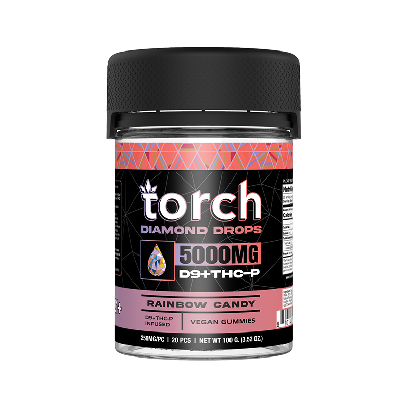 Torch Gummies Rainbow Candy | 20ct | 5000mg Best Sales Price - Gummies