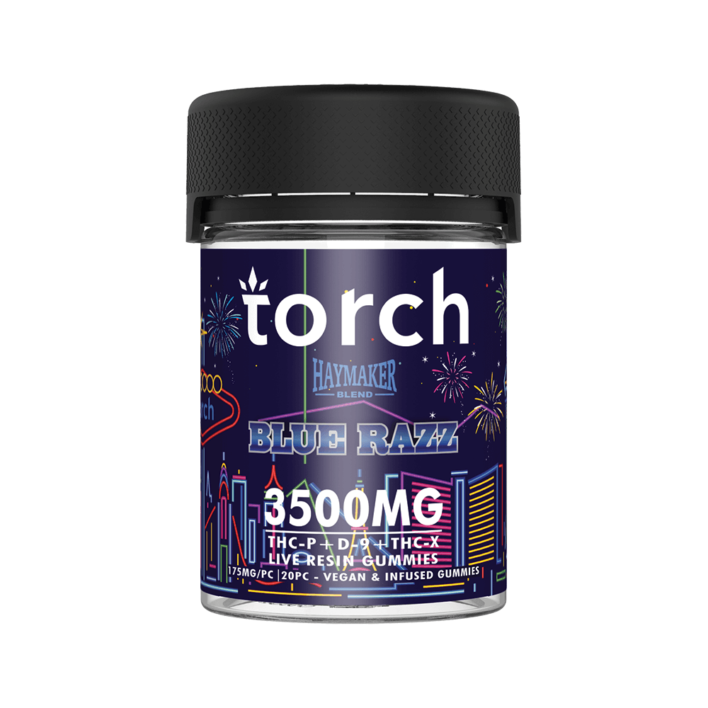 Torch Gummies Blue Razz | 20ct | 3500mg Best Sales Price - Gummies