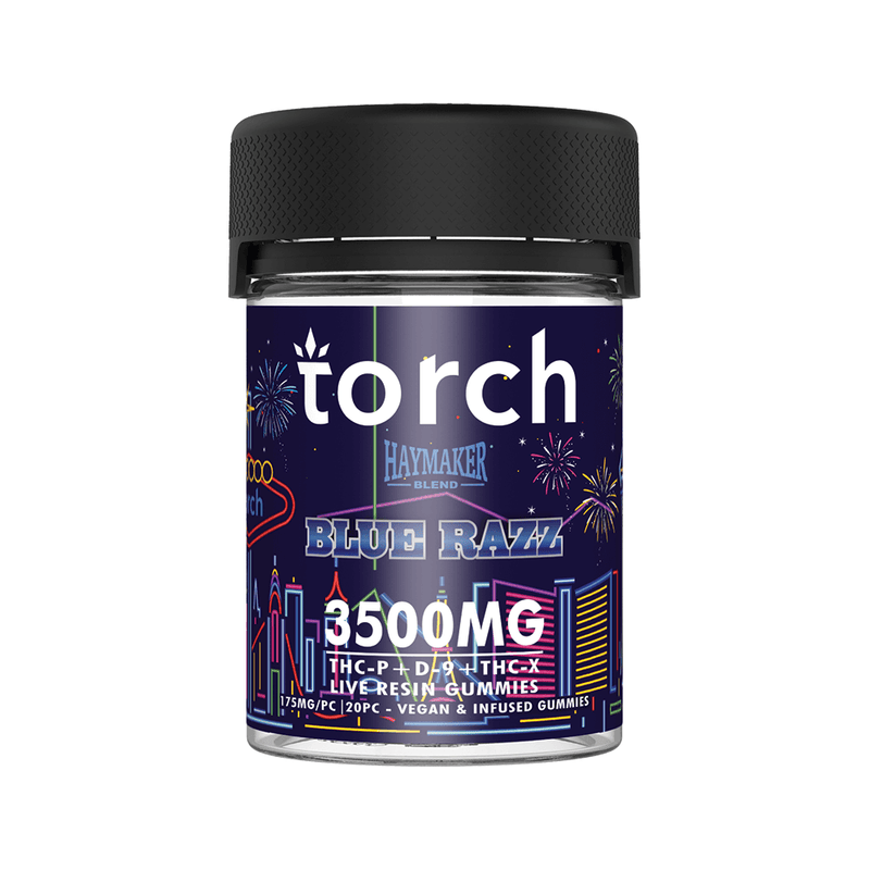 Torch Gummies Blue Razz | 20ct | 3500mg Best Sales Price - Gummies