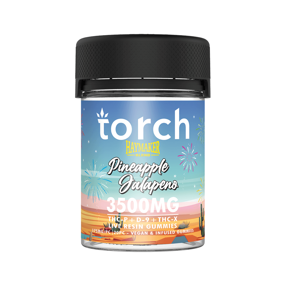 Torch Gummies Pineapple Jalapeno | 20ct | 3500mg Best Sales Price - Gummies