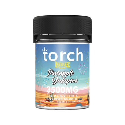 Torch Gummies Pineapple Jalapeno | 20ct | 3500mg Best Sales Price - Gummies