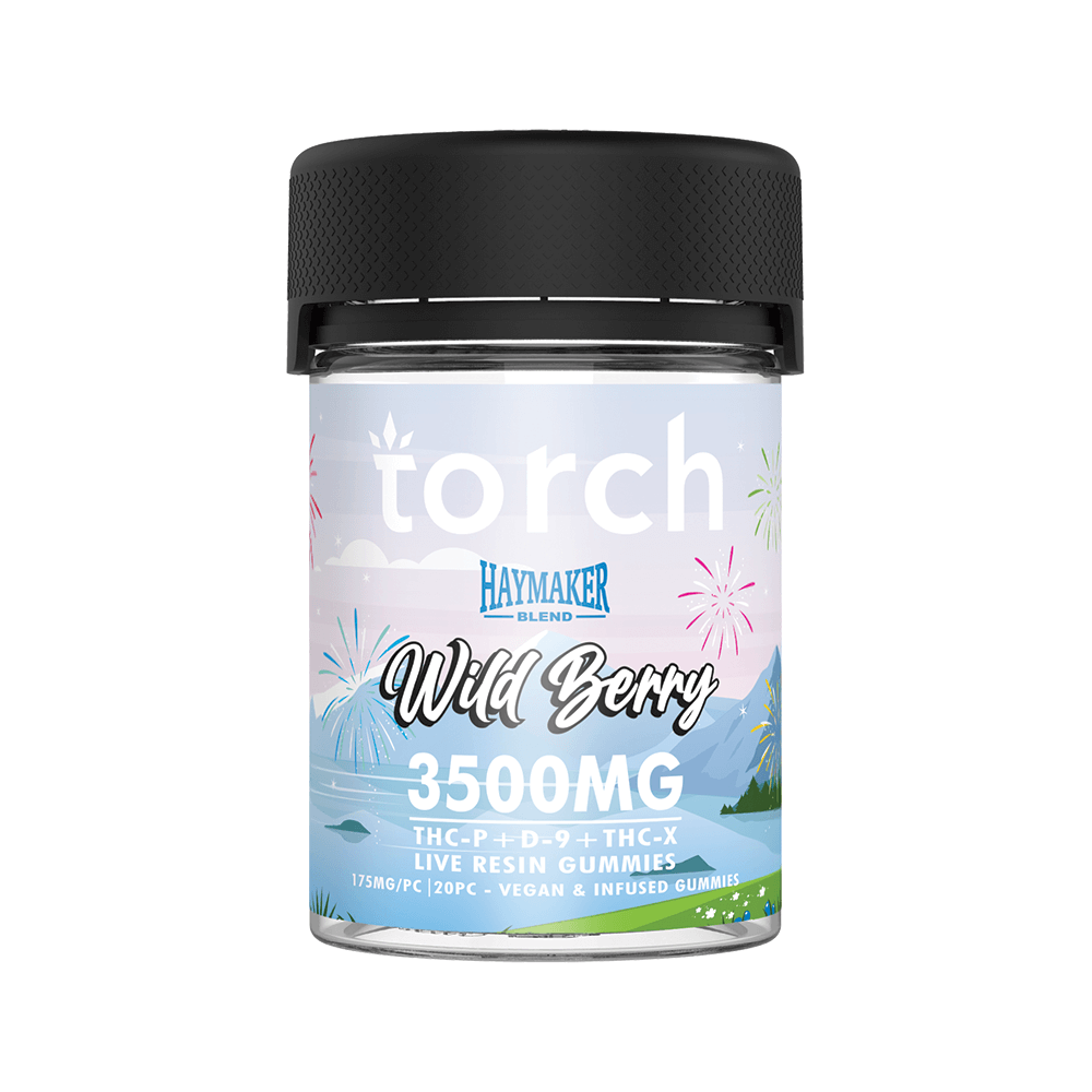 Torch Gummies Wild Berry | 20ct | 3500mg Best Sales Price - Gummies