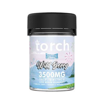 Torch Gummies Wild Berry | 20ct | 3500mg Best Sales Price - Gummies