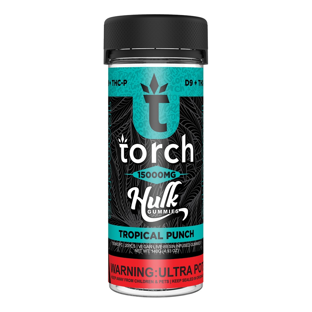 Torch Gummies Tropical Punch | 20ct | 15000mg Best Sales Price - Gummies