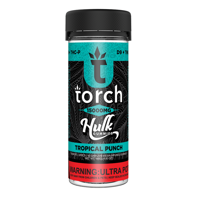 Torch Gummies Tropical Punch | 20ct | 15000mg Best Sales Price - Gummies