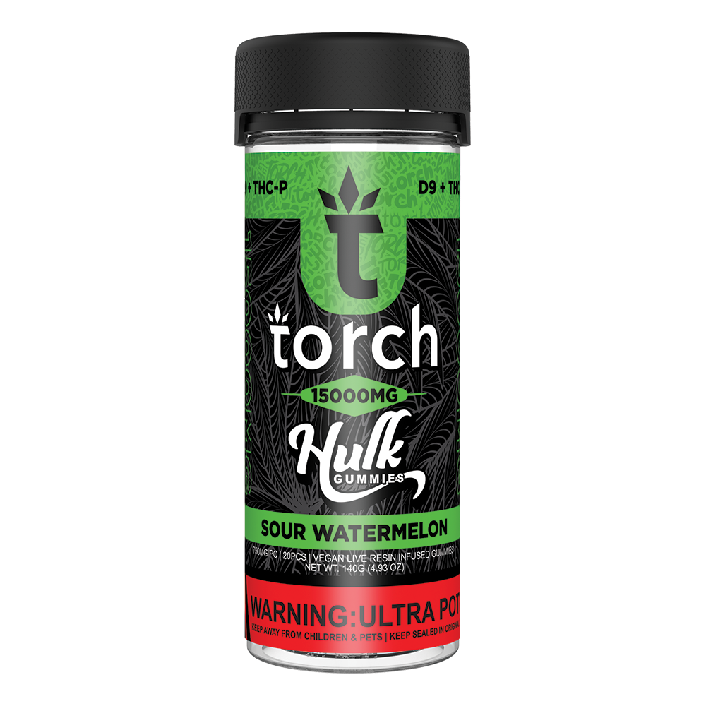 Torch Gummies Sour Watermelon | 20ct | 15000mg Best Sales Price - Gummies