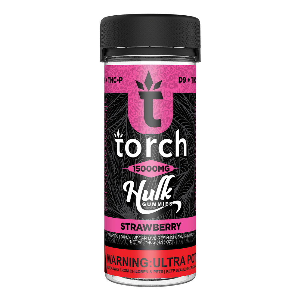 Torch Gummies Strawberry | 20ct | 15000mg Best Sales Price - Gummies