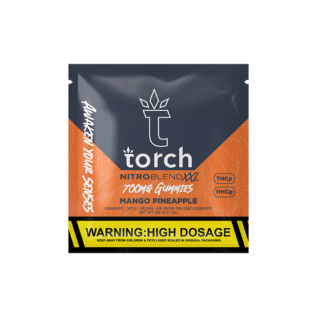 Torch Gummies Mango Pineapple | 2ct | 700mg Best Sales Price - Gummies