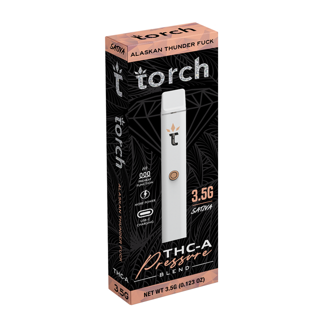 Torch THC-A Pressure Blend Alaskan Thunder Fuck | Sativa | 3.5g Best Sales Price - Vape Pens