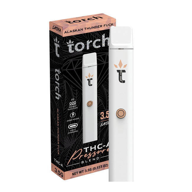 Torch THC-A Pressure Blend Alaskan Thunder Fuck | Sativa | 3.5g Best Sales Price - Vape Pens