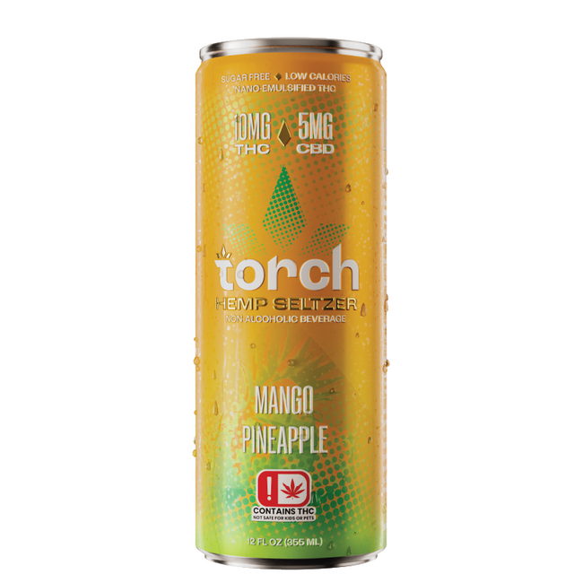 Torch Mango Pineapple D9 THC Seltzer