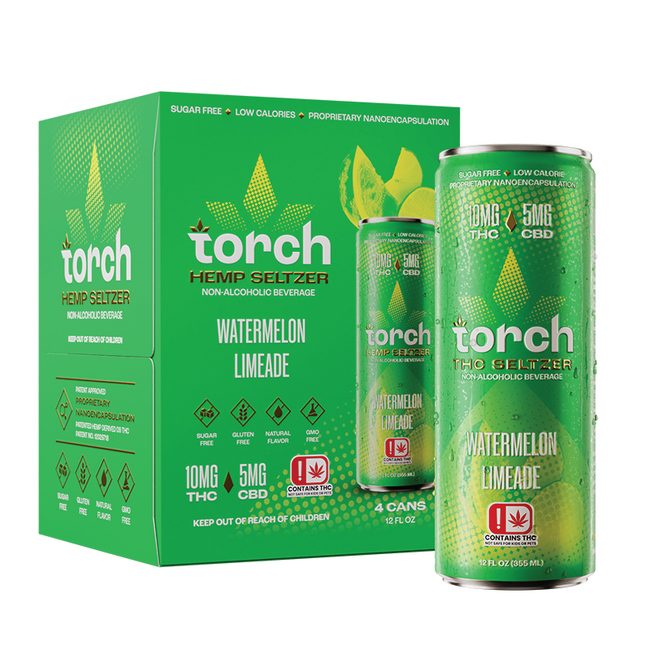 Torch Watermelon Limeade D9 THC Seltzer