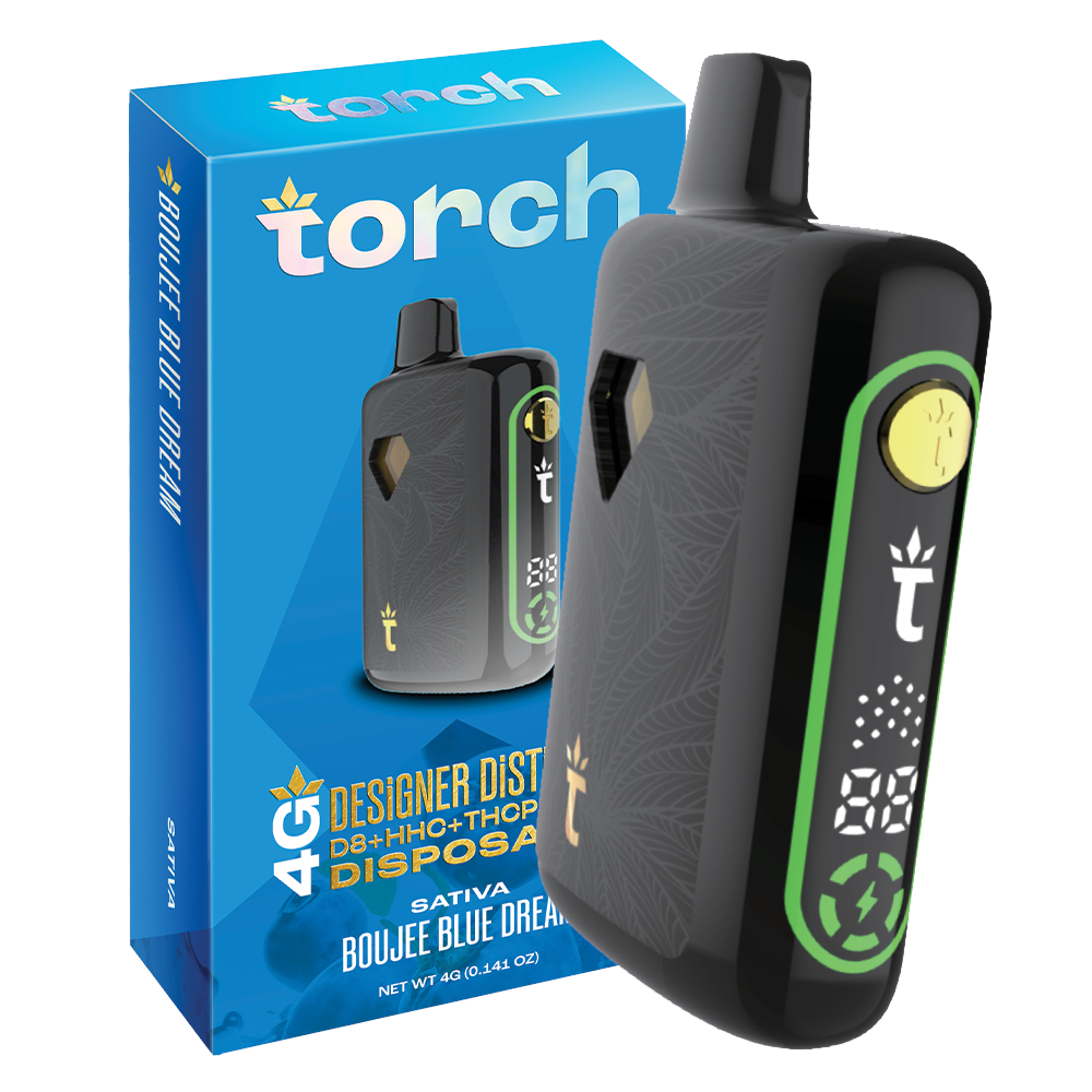 Torch Designer DiSTiLLATE Disposable Boujee Blue Dream | Sativa | 4g
