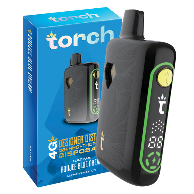 Torch Designer DiSTiLLATE Disposable Boujee Blue Dream | Sativa | 4g