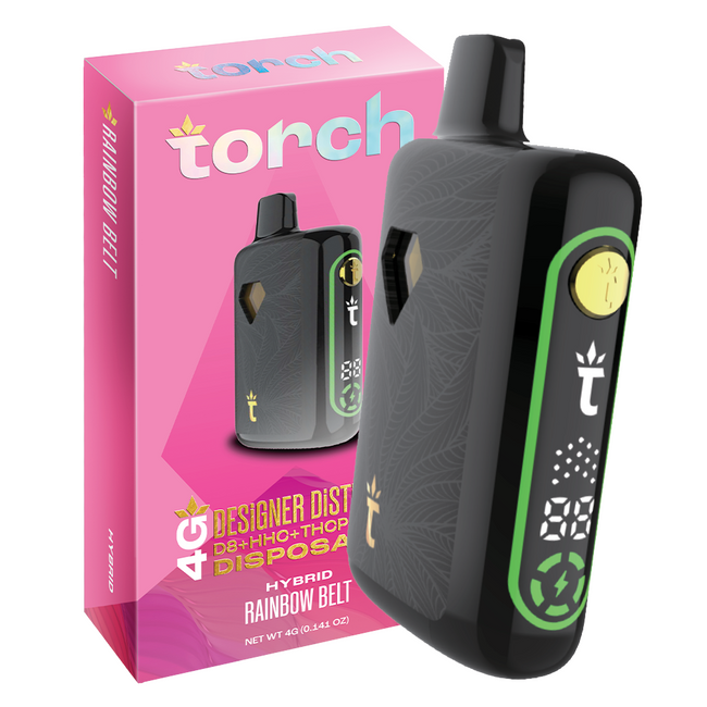 Torch Designer DiSTiLLATE Disposable Rainbow Belt | Hybrid | 4g