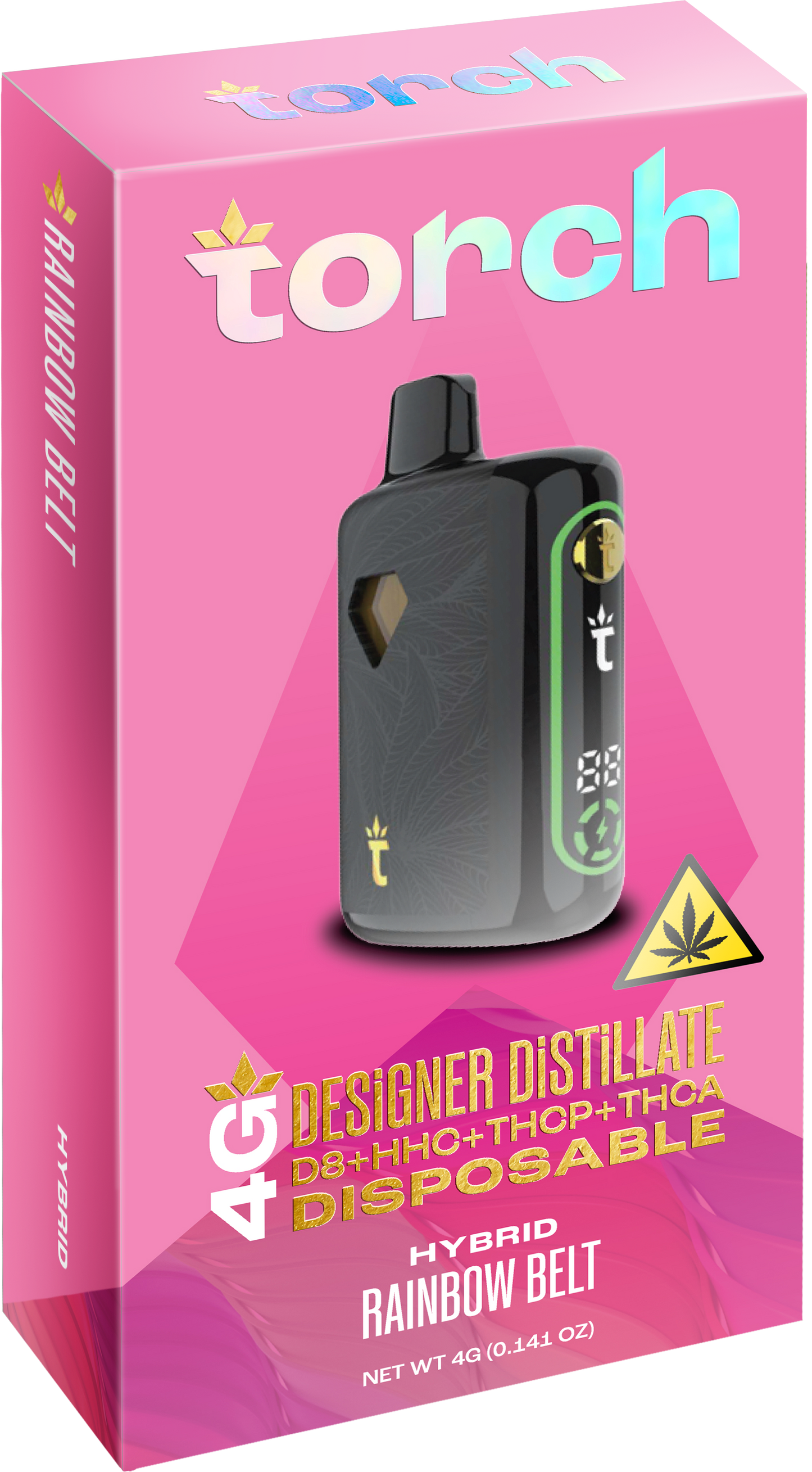 Torch Designer DiSTiLLATE Disposable Rainbow Belt | Hybrid | 4g